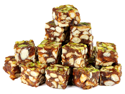 Dry Fruits Sugarfree Dates Barfi (Khajoor Dryfruit Chikki),250 Gm, Fres